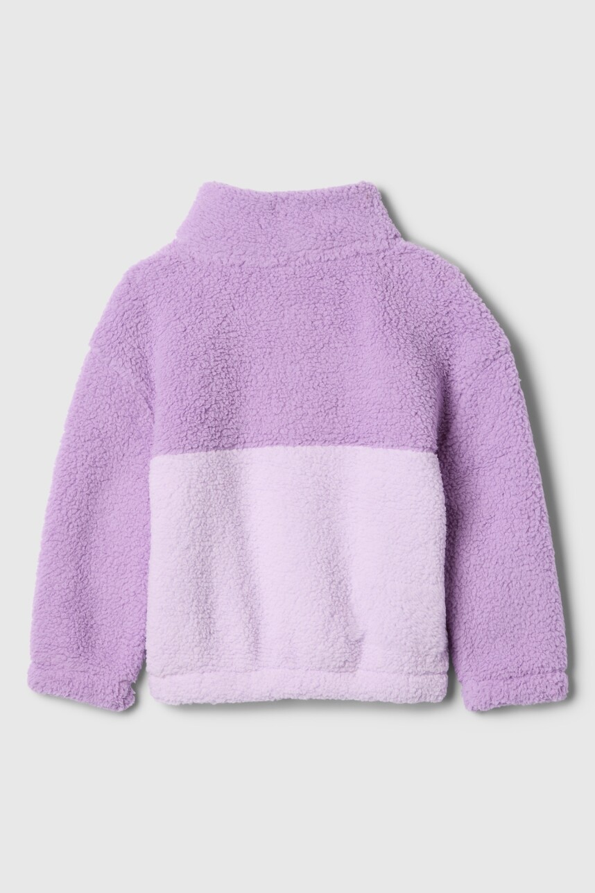 Buzo Logo Gap Sherpa Toddler Niña Purple Tune