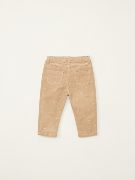 Pantalón pana skninny Beige