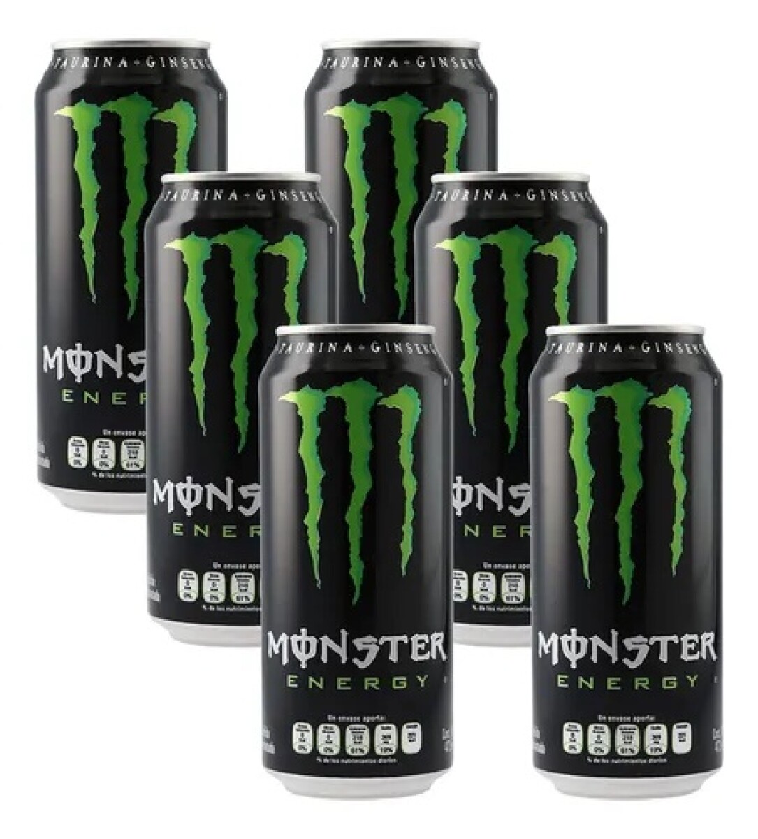 FUNDA X 6 UNIDADES MONSTER ORIGIN 473ML 