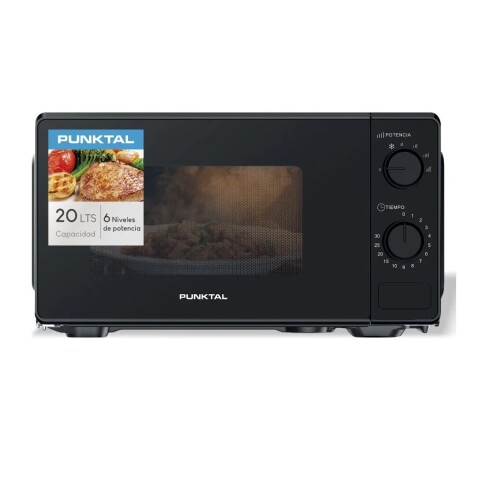 Microondas Manual 20lts 700w Punktal Pk-2029m Color negro Microondas Manual 20lts 700w Punktal Pk-2029m Color Negro
