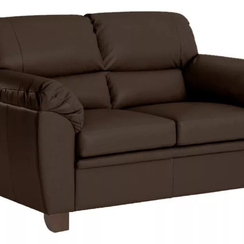 SOFA 2 CUERPOS - MODELO ALIAS - 100 % CUERO - COLOR MARRON OSCURO SOFA 2 CUERPOS - MODELO ALIAS - 100 % CUERO - COLOR MARRON OSCURO