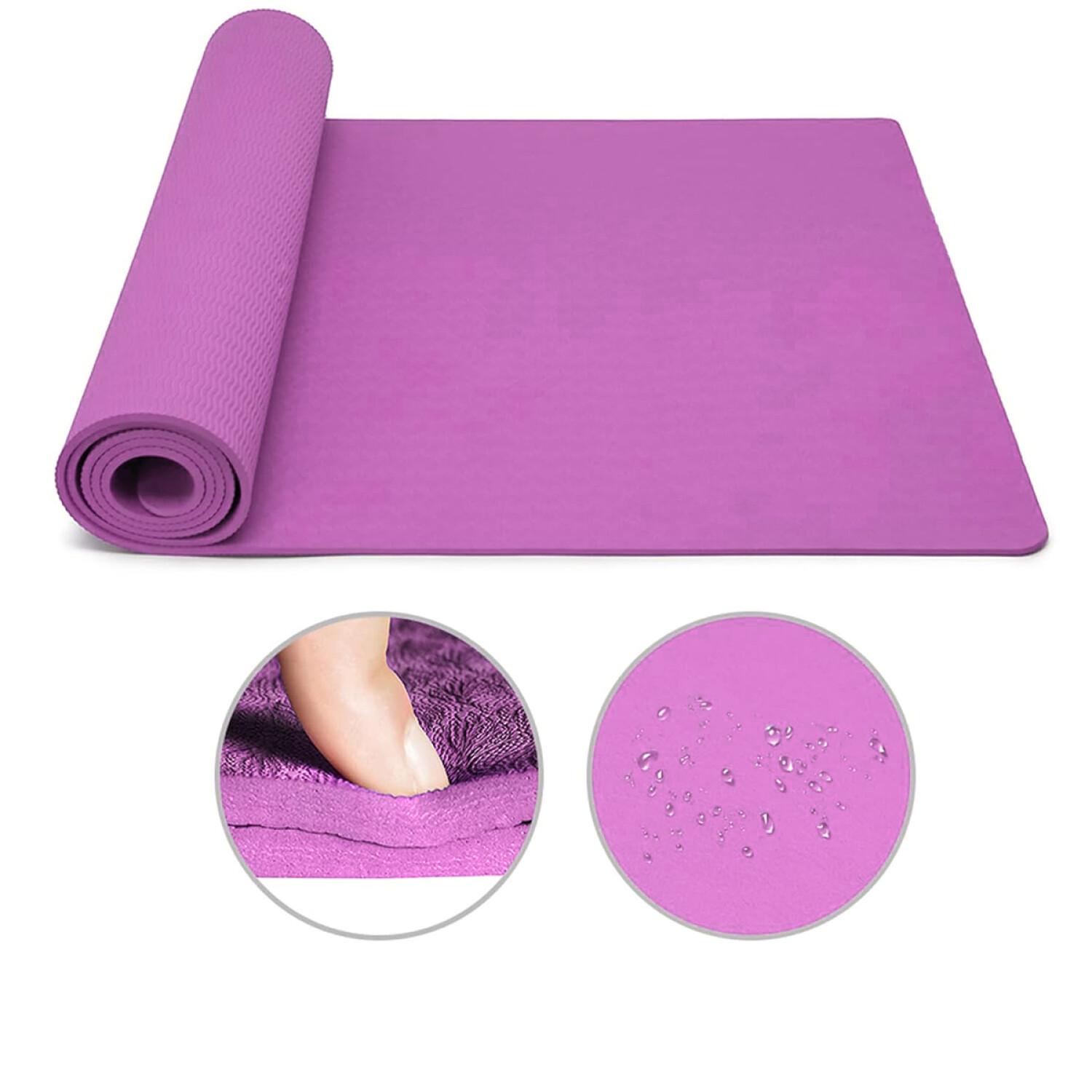 Colchoneta 3mm Mat Para Yoga Goma Eva Pilates Rosa - ROSA — Universo Binario