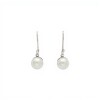 Caravanas Colgantes Perlas españolas-Plata 925-Con Perla-CA3210 conperla