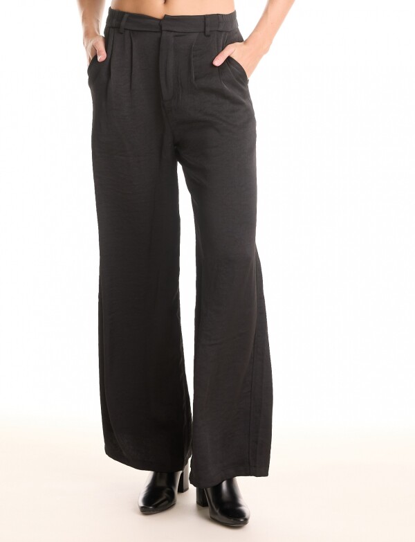 Pantalon Satinado NEGRO