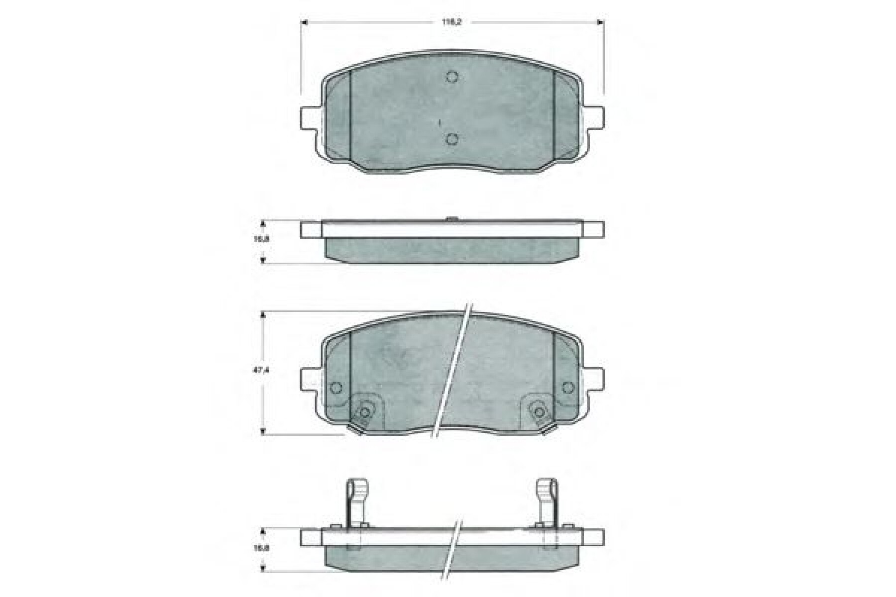 PASTILLAS DE FRENO KIA I10 KIA PICANTO DELANTERAS VALEO 
