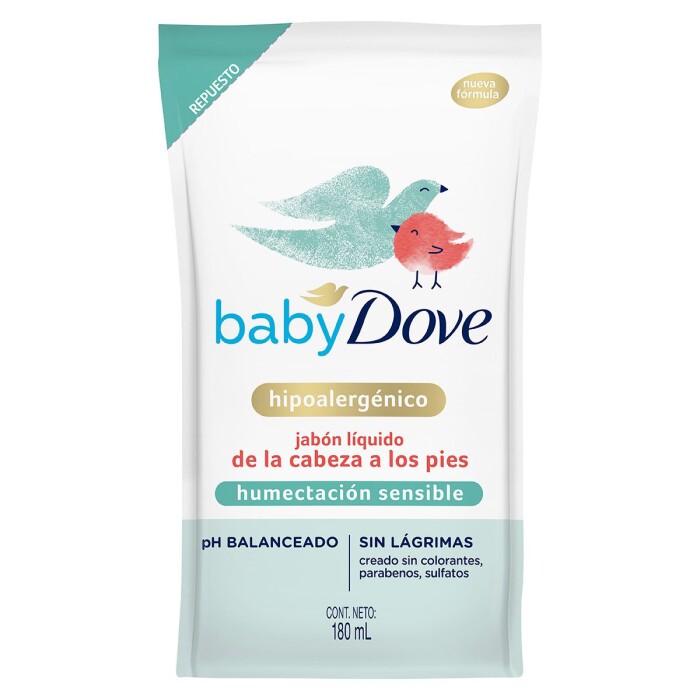 DOVE BABY JAB LIQ H SENSIBLE REPUESTO UN única