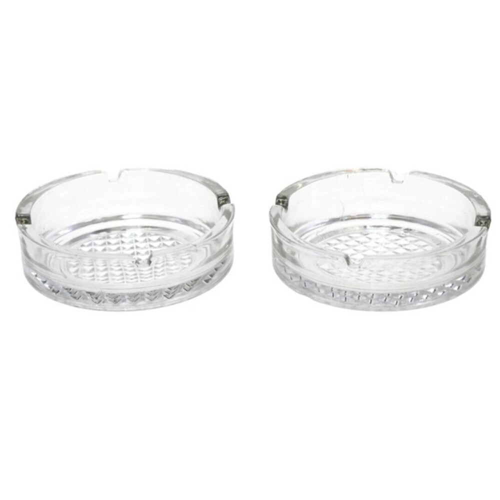 Set 2 Ceniceros Cristal Rotana 10.5Cm SET 2 CENICEROS CRISTAL ROTANA 10.5CM