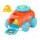 Juego Auto Catapulta + 2 Mini Autitos Plástico Bebé Huanger Naranja