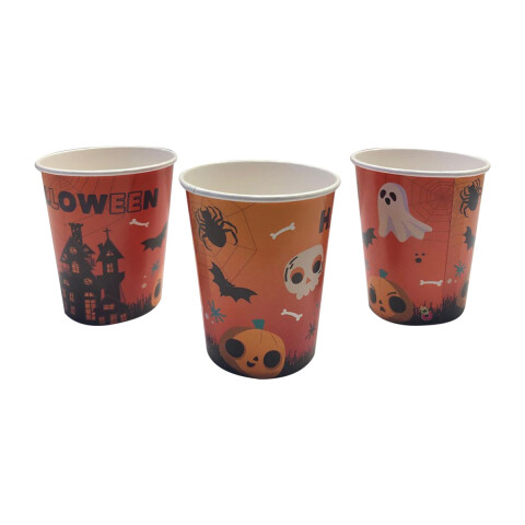 Vaso Cotillón Pack x8 Halloween U