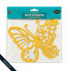Mariposas Decorativas x 6 Amarillo