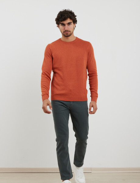 470754 SWEATER Naranja