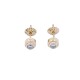 Caravanas oro18k y brillantes. Caravanas oro18k y brillantes.