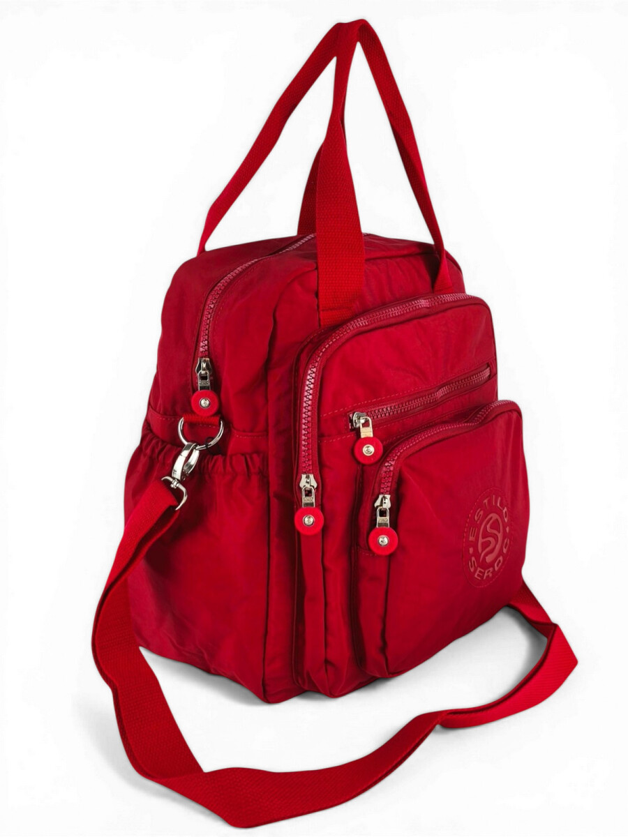Bolso mochila y morral - Rojo 