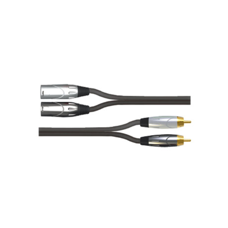 Cable Adaptador Soundking Bxr011 2x Rca M A 2x Xlr M 3 Metros Cable Adaptador Soundking Bxr011 2x Rca M A 2x Xlr M 3 Metros