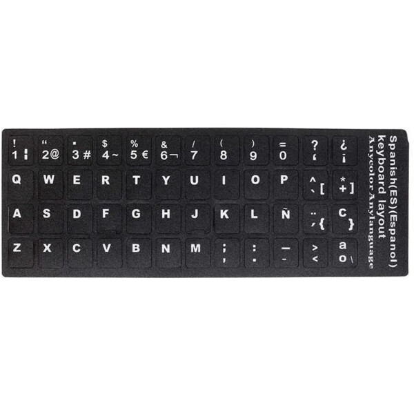 Teclado Español Adhesivo Stl01 TECLADO ESPA? OL ADHESIVO STL01 OLT