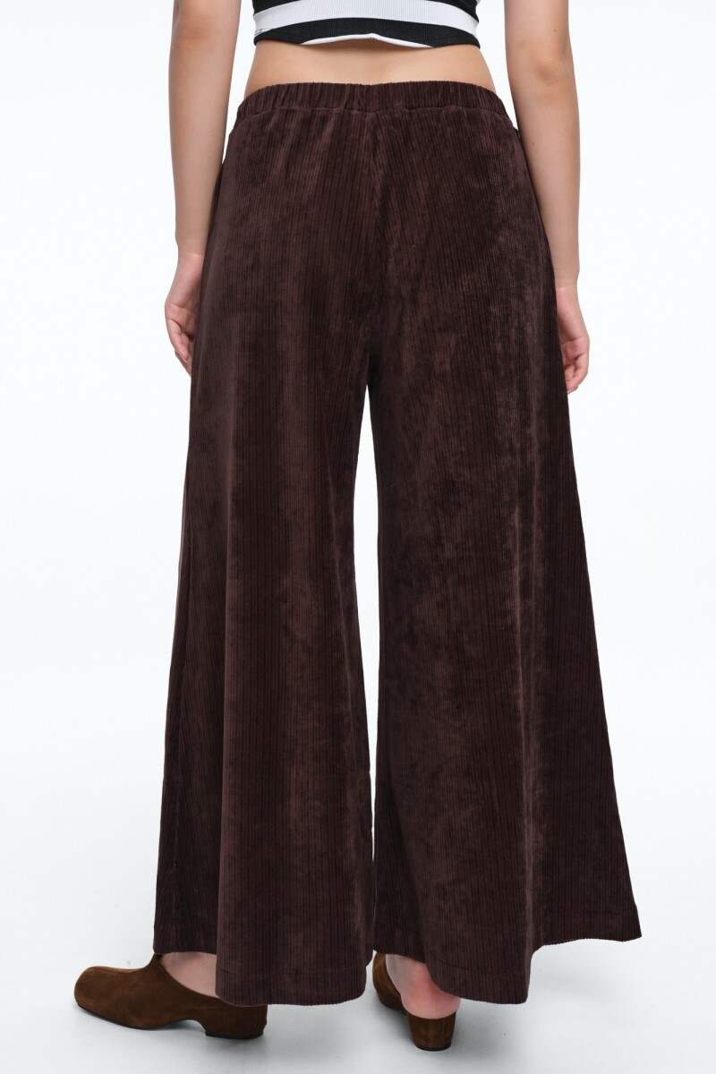 PANTALON ANCHO Marron