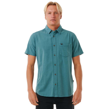 Camisa CLASSIC SURF WASHED S/S SHIRT Verde