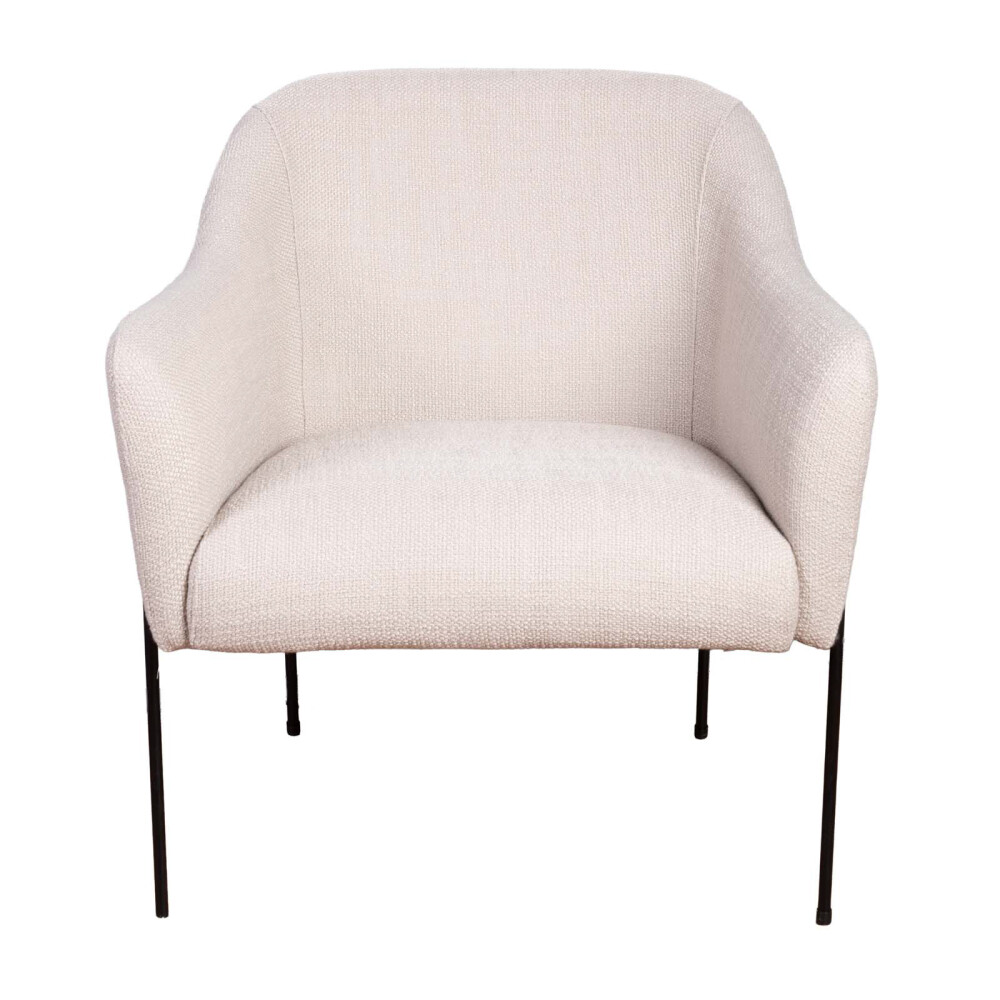 BUTACA TELA-Y-METAL NATURAL-BEIGE BERNA BEIGE