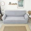 Funda sillón 4 cuerpos lisa gris claro