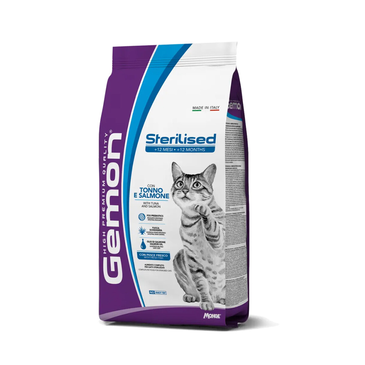 Gemon esterilizado con atún y salmón - 7 kgs 