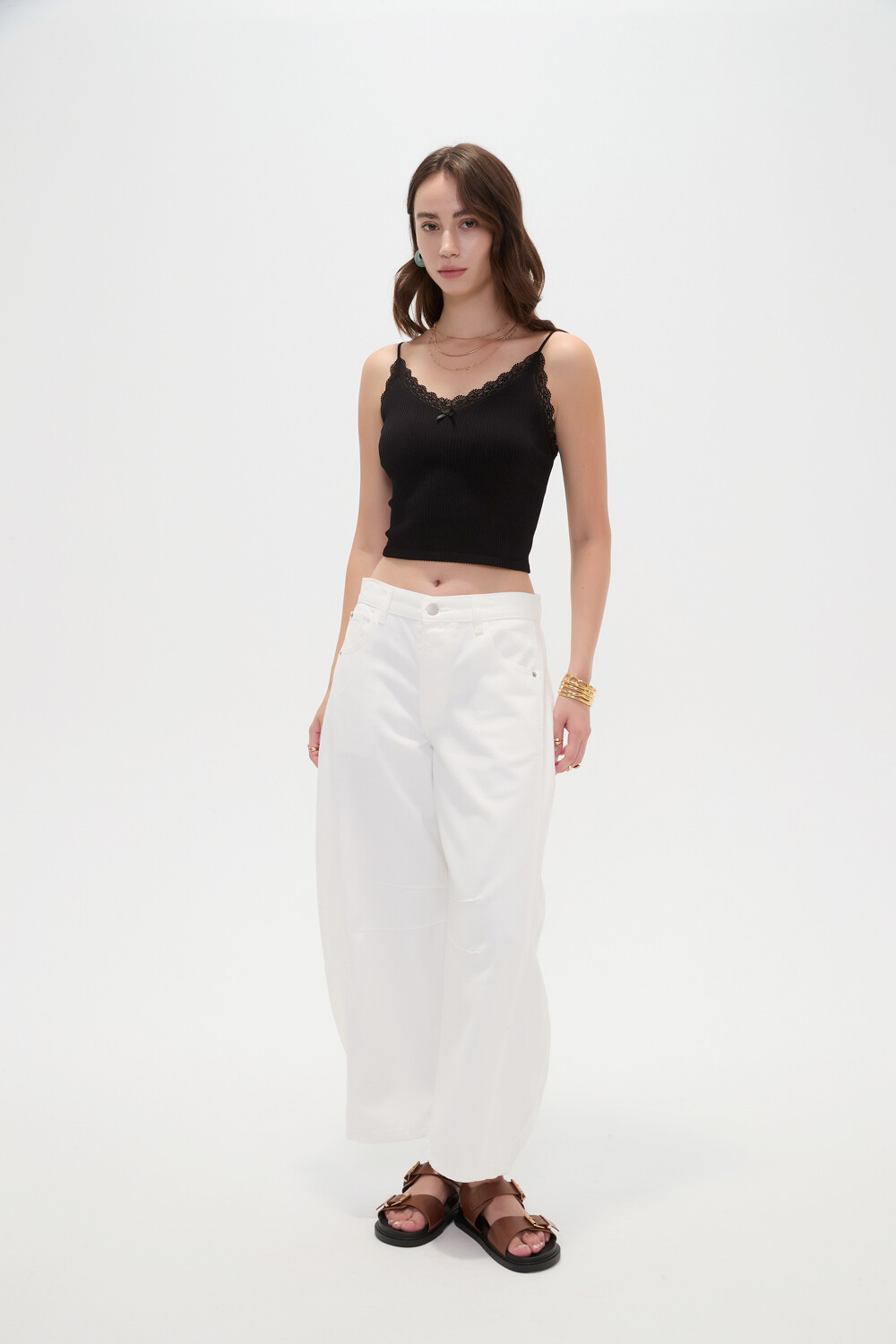 Pantalon Rynara Marfil / Off White