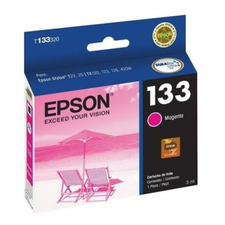 EPSON T133320 MAGENTA T25/TX125/135/320F/420W/430W/235W Epson T133320 Magenta T25/tx125/135/320f/420w/430w/235w