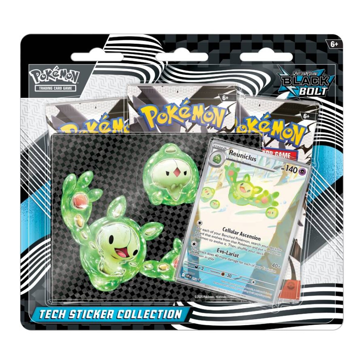 Pokémon Black Bolt Tech Sticker Collection - Reuniclus 