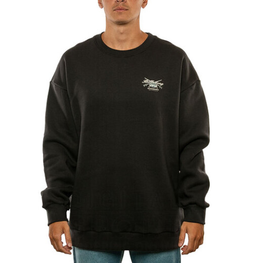 Buzo Billabong New Company Over Crew - Negro Buzo Billabong New Company Over Crew - Negro