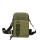 Billetera con correa desmontable Verde militar