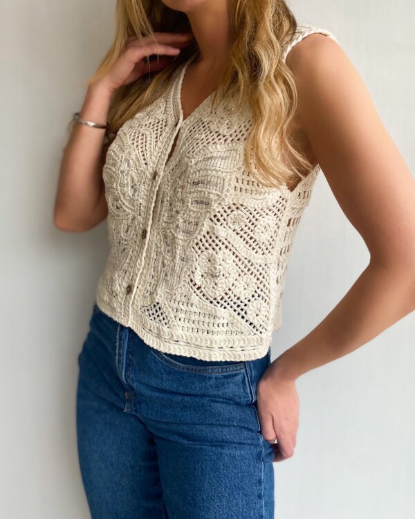 Chaleco Brighton Beige