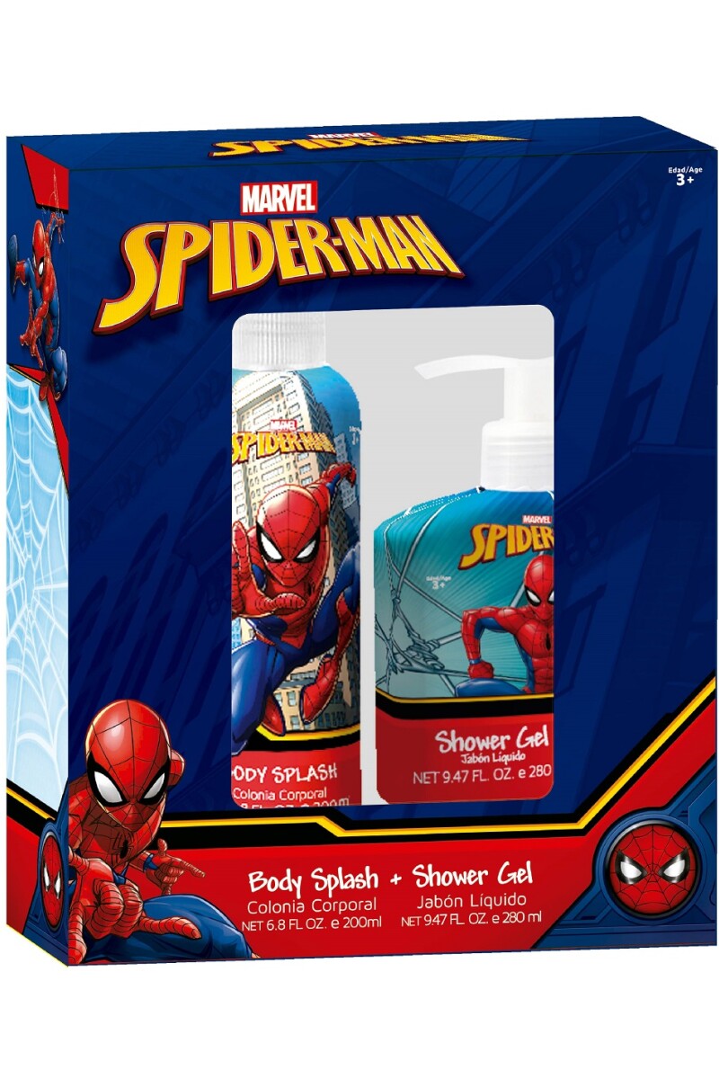 Pack spiderman body splash + shower gel Variante unica