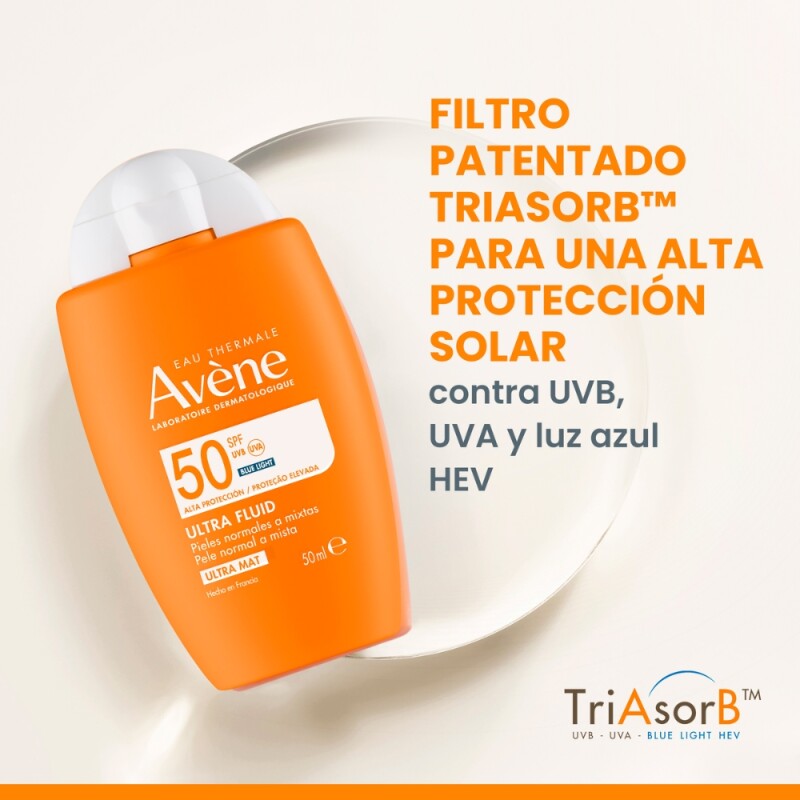Protector Solar Avene Ultra Oil Control Spf50+ 50 Ml. Protector Solar Avene Ultra Oil Control Spf50+ 50 Ml.