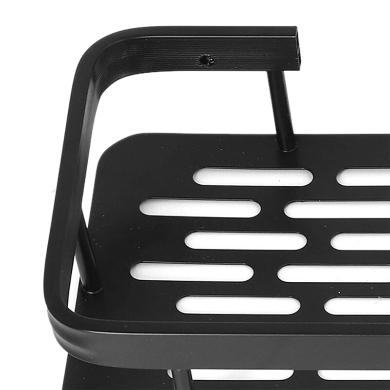 Set x2 Estante organizador de metal NEGRO