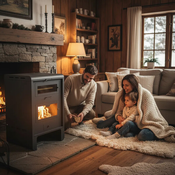 Calefactor Alto Rendimiento Horno Integrado Tromen P18 / 32316 CALEFACTOR TROMEN P18 CON HORNO 32316