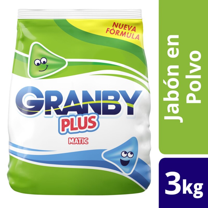 Jabón en Polvo Granby Matic 3 KG