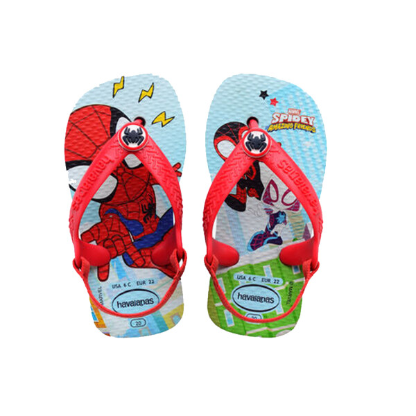 BABY MARVEL - HAVAIANAS AZUL/ROJO