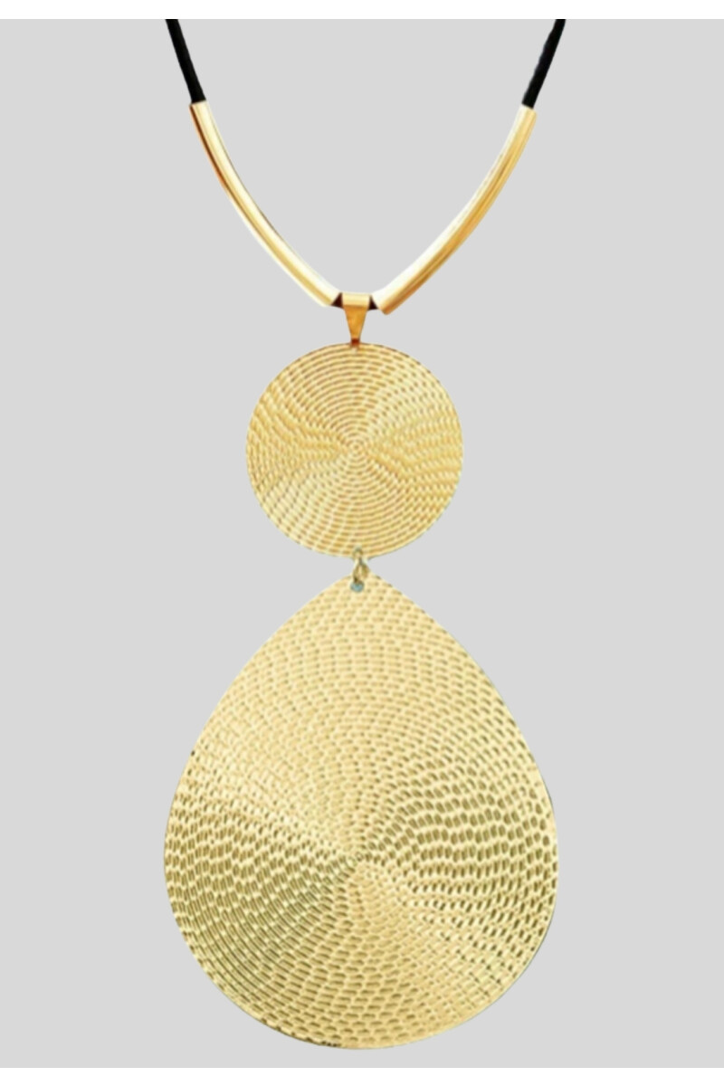 COLGANTE METAL DORADO