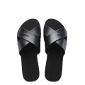 Sandalias de Mujer Havaianas Aqua Metallic Negro
