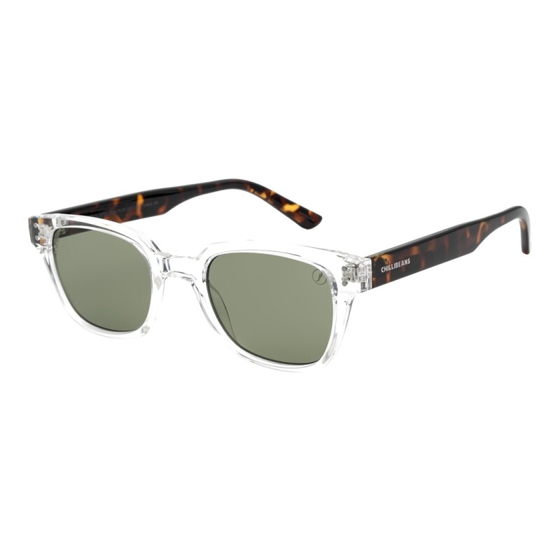 Lentes de Sol Chilli Beans Tepic Transparente - Animal Print
