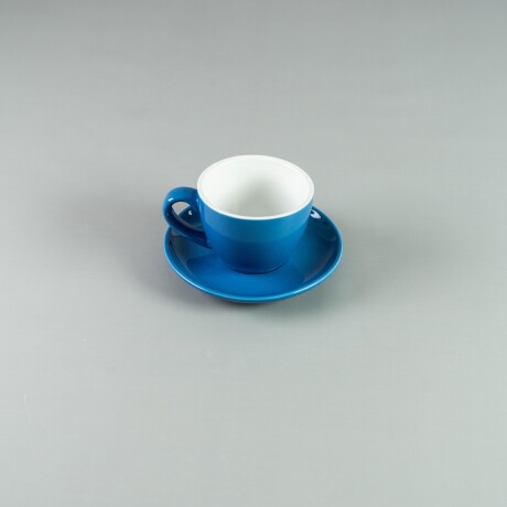 Tazón 250ml c/ Plato 15cm Azul Choosing Tazón 250ml c/ Plato 15cm Azul Choosing