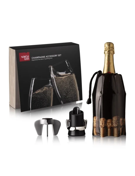 SET ACCESORIOS PARA CHAMPAGNE REGALO VACU VIN SET ACCESORIOS PARA CHAMPAGNE REGALO VACU VIN