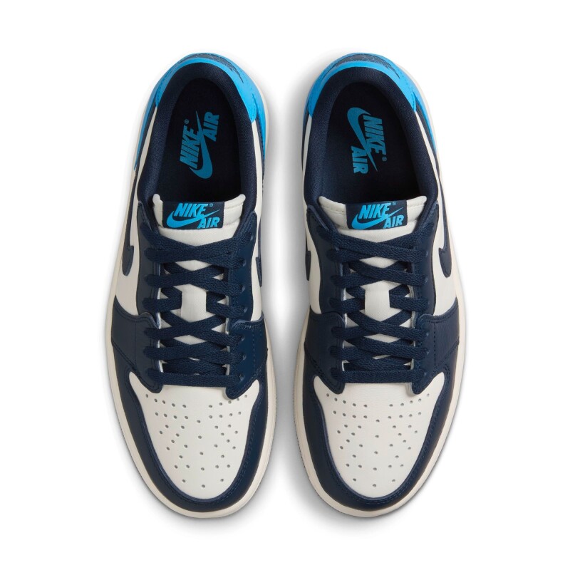 Championes Air Jordan 1 Retro Bajo de Hombre Azul