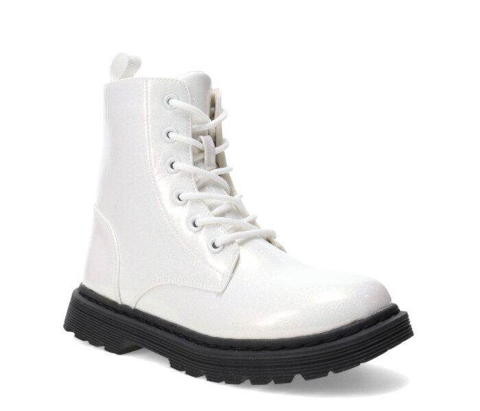Bota CLUTCHY acordonada White
