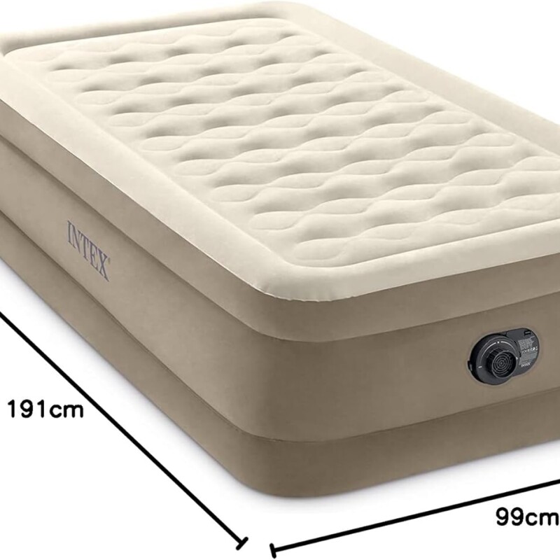 INTEX COLCHON DURA-BEAM DELUXE ULTRA PLUSH 1 PLAZA Intex Colchon Dura-beam Deluxe Ultra Plush 1 Plaza