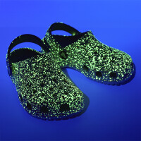 Crocs Classic Clog Glow Paint Blanco