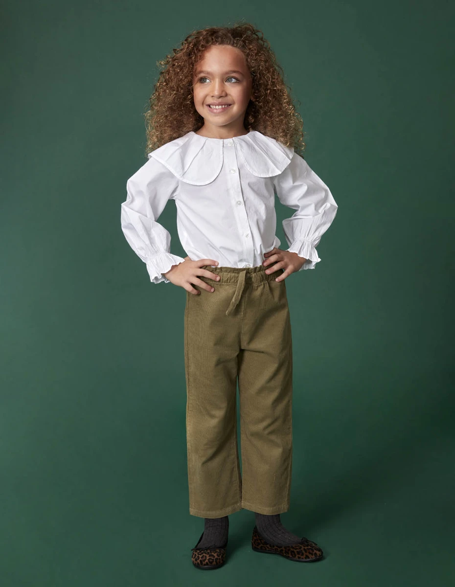 Pantalon De Micropana - Verde Viejo 