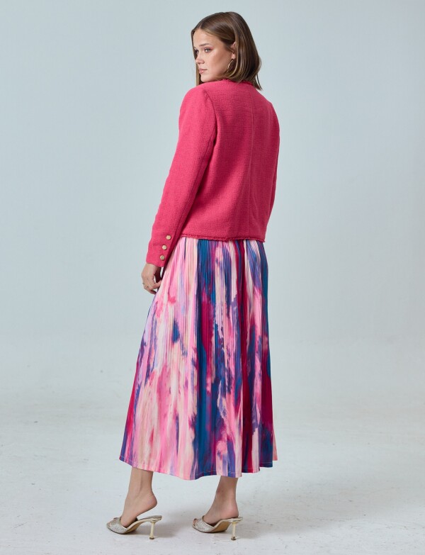 Capri Wide Leg MULTI/FUCSIA