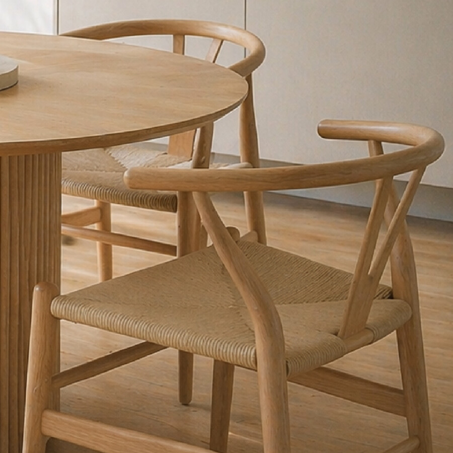 COMEDOR WISHBONE NATURAL - INCLUYE MESA IMPERIAL + 4 SILLAS WISHBONE COMEDOR WISHBONE NATURAL - INCLUYE MESA IMPERIAL + 4 SILLAS WISHBONE