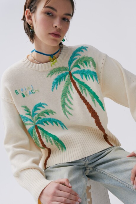 Sweater Palma Crudo