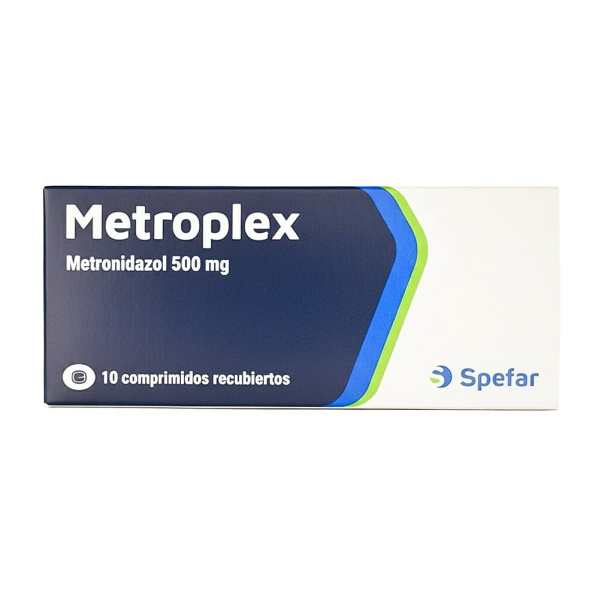Metroplex 500 mg 10 comprimidos antibiÃ³tico oral 